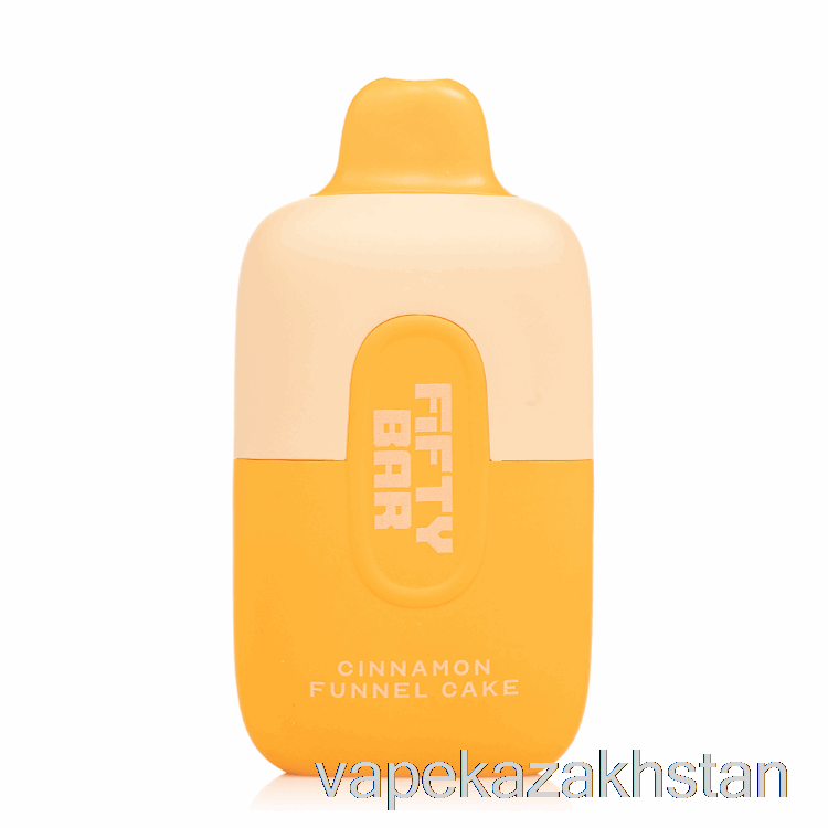 Vape Kazakhstan Fifty Bar 6500 Disposable Cinnamon Funnel Cake
